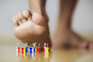 peripheral neuropathy pain like stepping on needles